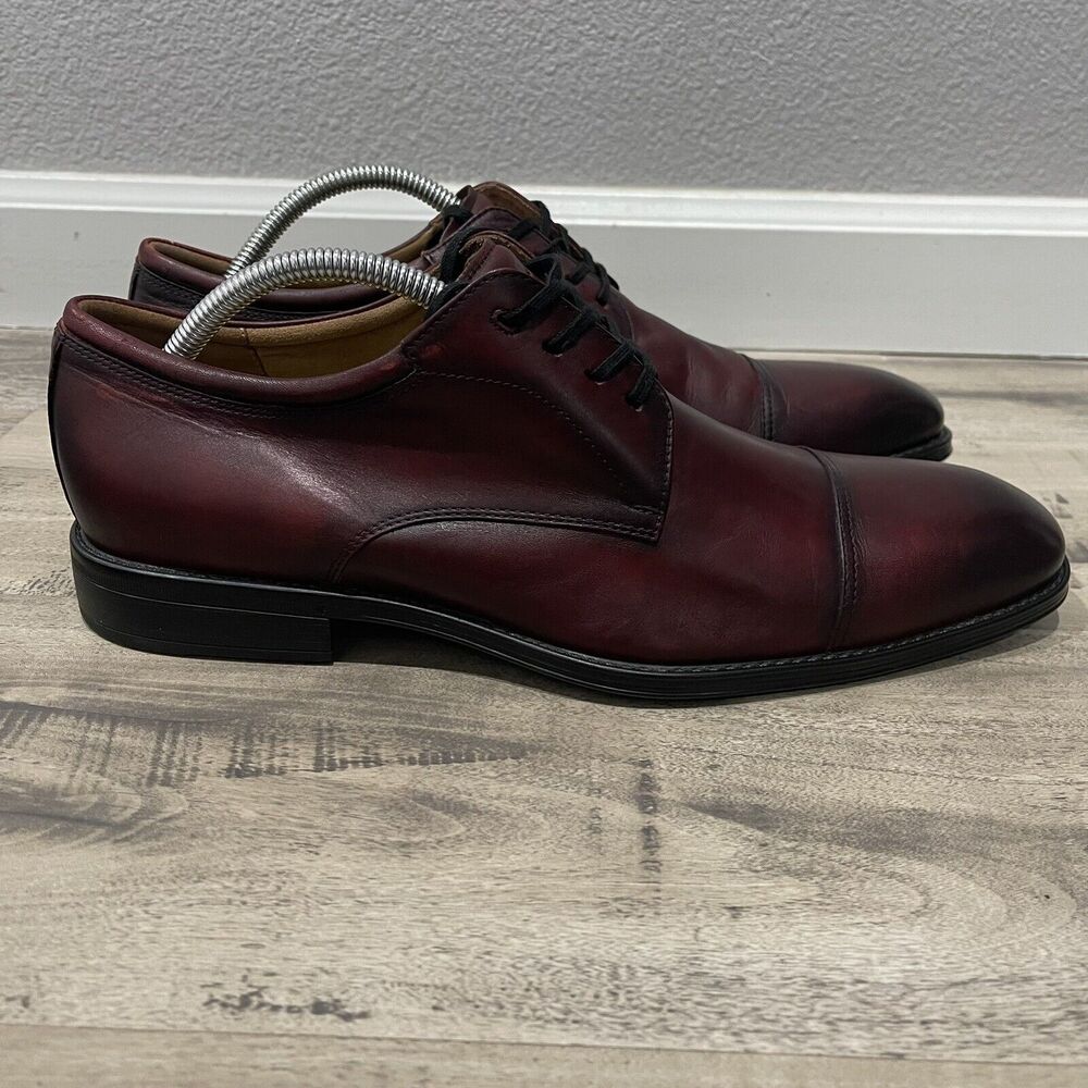 Florsheim Kierland Shoes Mens Size 10.5 M Oxford Cognac Comfortech Bologna